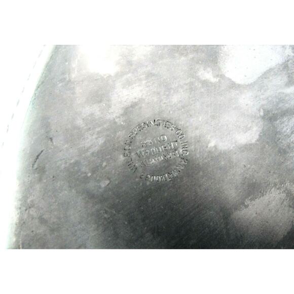 Wilson Specialties Wrought Aluminum LAZY SUSAN Turntable Cake Stand + PLATE USA - Picture 5 of 9